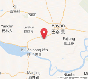 Map of Songhuajiang, Heilongjiang