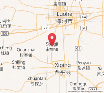 Map of Songji, Henan