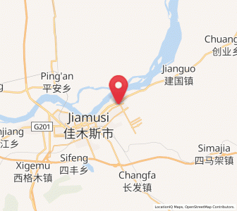 Map of Songjiang, Heilongjiang