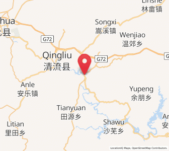 Map of Songkou, Fujian