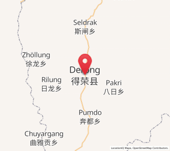 Map of Songmai, Sichuan