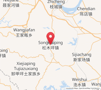 Map of Songmuping, Hubei