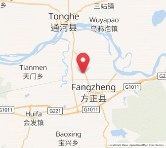 Map of Songnan, Heilongjiang