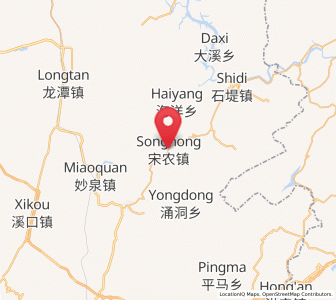 Map of Songnong, Chongqing