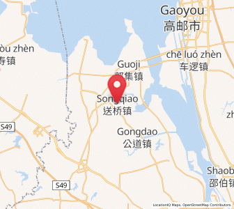Map of Songqiao, Jiangsu