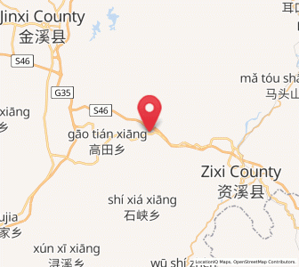 Map of Songshi, Jiangxi