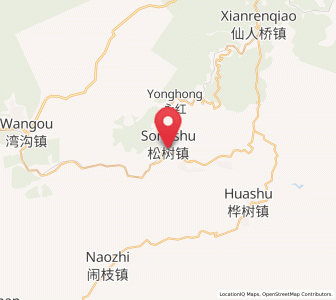 Map of Songshu, Jilin