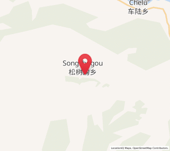 Map of Songshugou, Heilongjiang