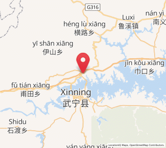 Map of Songxi, Jiangxi