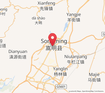 Map of Songyang, Yunnan