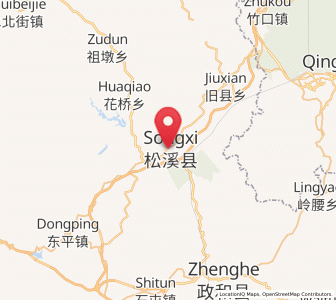 Map of Songyuan, Fujian