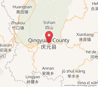 Map of Songyuan, Zhejiang