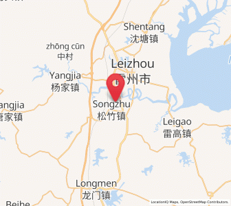 Map of Songzhu, Guangdong