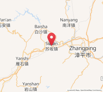 Map of Suban, Fujian