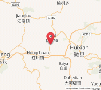 Map of Suchuan, Gansu