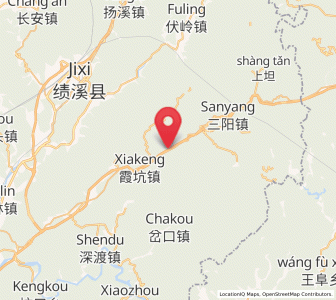 Map of Sucun, Anhui