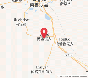 Map of Sugaiti, Xinjiang