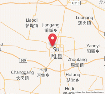 Map of Sui Xian Chengguanzhen, Henan
