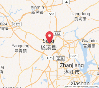 Map of Suicheng, Guangdong