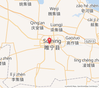 Map of Suicheng, Jiangsu