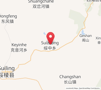 Map of Suizhong, Heilongjiang
