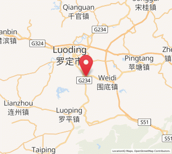 Map of Sulong, Guangdong