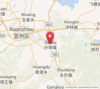 Map of Sunbu, Anhui