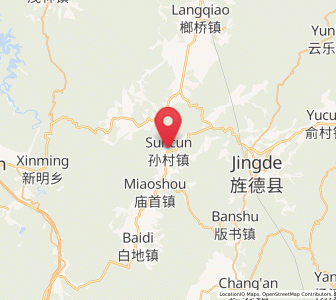 Map of Suncun, Anhui