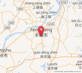 Map of Sundu, Jiangxi