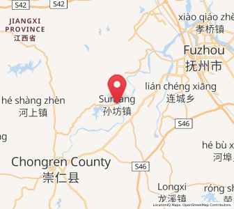 Map of Sunfang, Jiangxi