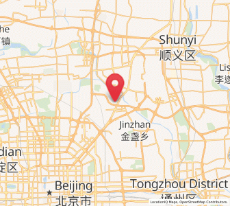 Map of Sunhe, Beijing
