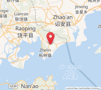 Map of Suocheng, Guangdong