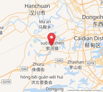 Map of Suohe, Hubei