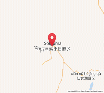 Map of Suohurima, Qinghai