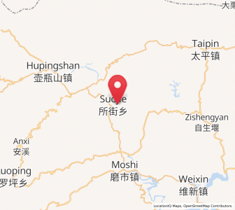 Map of Suojie, Hunan