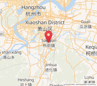 Map of Suoqian, Zhejiang