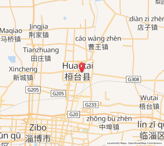 Map of Suozhen, Shandong