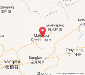 Map of Suoziqiu, Hunan