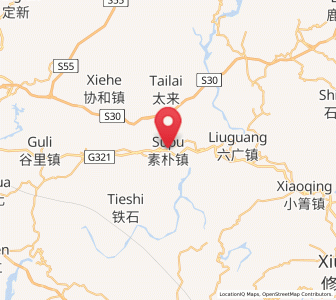 Map of Supu, Guizhou