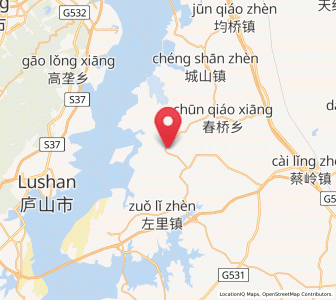 Map of Sushan, Jiangxi
