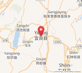 Map of Suyang, Yunnan
