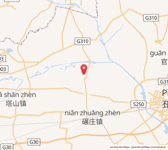 Map of Suyangshan, Jiangsu