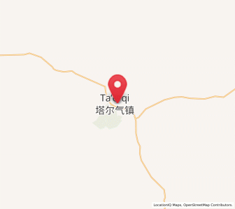 Map of Ta’erqi, Inner Mongolia