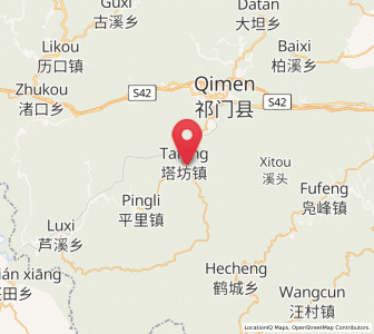 Map of Tafang, Anhui