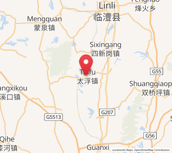 Map of Taifu, Hunan