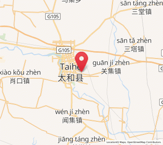 Map of Taihe Chengguanzhen, Anhui
