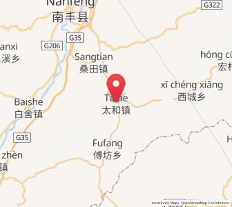 Map of Taihe, Jiangxi