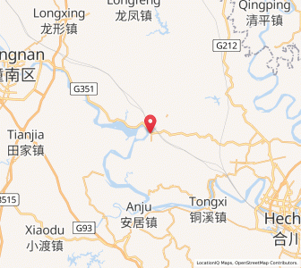 Map of Taihe, Chongqing