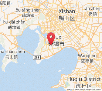 Map of Taihu, Jiangsu