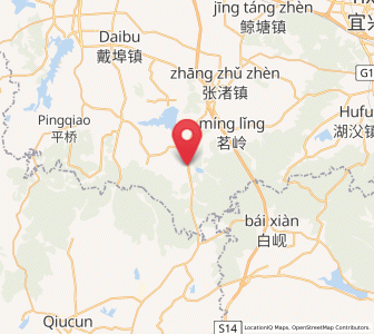 Map of Taihua, Jiangsu